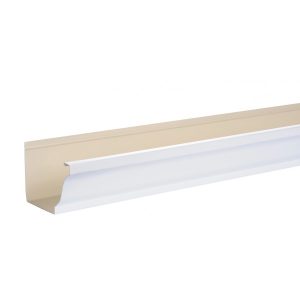Gouttière aluminium blanc - 2 mètres
