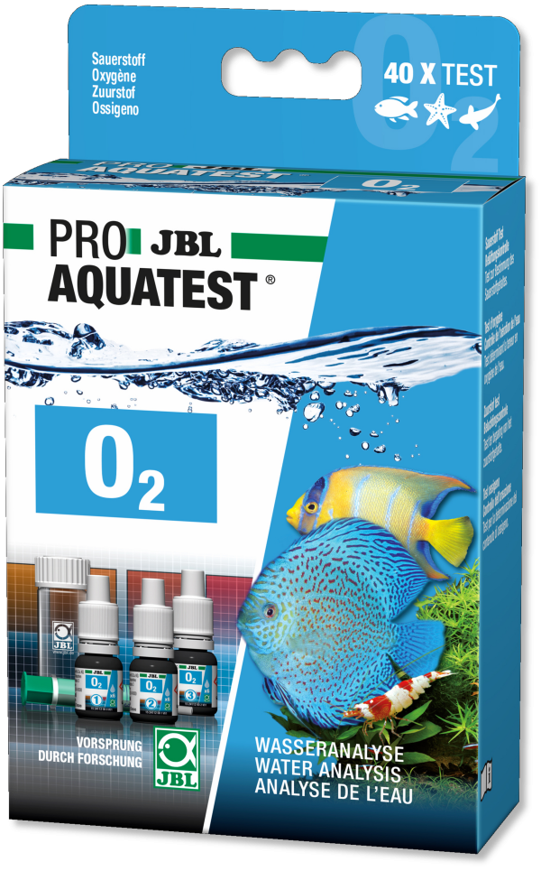 Kit test teneur en oxygène dissous (O2) aquaponie JBL