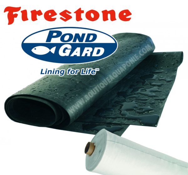 Bâche EPDM Firestone PondGard + géotextile 300 g