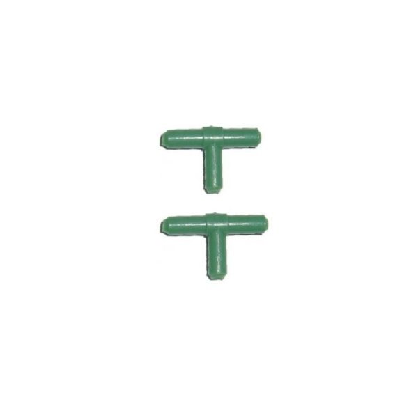 Lot de 2 raccords en T 90° 4/6 mm pour bulleur