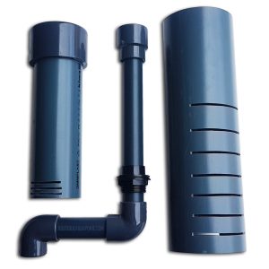 Kit siphon-cloche complet en PVC-U Alimentaire