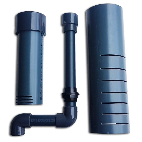 Kit siphon-cloche complet en PVC-U Alimentaire
